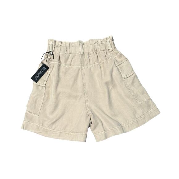 NWT! Blank NYC Just Sayin Pleated Khaki Cargo Short - Size XS - Picture 7 of 9